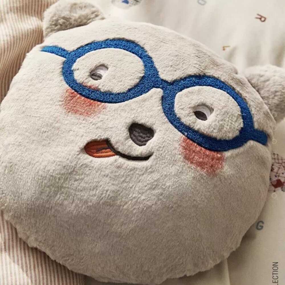 NWT Zara Home Kids Plush Blue Glasses OS